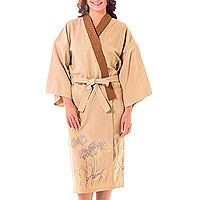 Cotton robe Tan Meadow Thailand