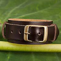 Leather wristband bracelet,