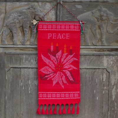 Cotton wall hanging, Peace