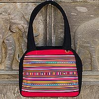 Cotton shoulder bag,