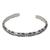 Silver cuff bracelet, 'Karen Classic' - Artisan Crafted Silver Cuff Bracelet with Geometric Motif (image 2a) thumbail