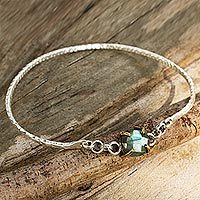 Labradorite bangle bracelet,