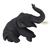 Teak wood sculpture, 'Playful Baby Elephant' - Teak Wood Baby Elephant Sculpture Hand Carved in Thailand (image 2a) thumbail