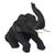 Teak wood sculpture, 'Playful Baby Elephant' - Teak Wood Baby Elephant Sculpture Hand Carved in Thailand (image 2b) thumbail