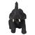 Teak wood sculpture, 'Playful Baby Elephant' - Teak Wood Baby Elephant Sculpture Hand Carved in Thailand (image 2c) thumbail