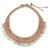 Prehnite and jasper choker, 'Jasmine Dance' - Thai Artisan Crafted Crocheted Prehnite and Jasper Choker (image 2a) thumbail
