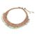 Prehnite and jasper choker, 'Jasmine Dance' - Thai Artisan Crafted Crocheted Prehnite and Jasper Choker (image 2b) thumbail