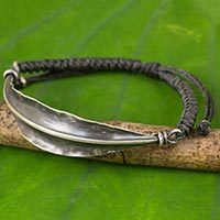 Silver wristband bracelet,