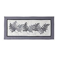 Cotton table runner Tamarind Leaf Thailand