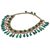 Quartz collar necklace, 'Green Folk Lace' - Green Quartz Cord Collar Necklace Handmade in Thailand (image 2b) thumbail