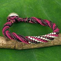 Silver wristband bracelet,