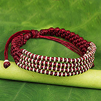 Silver accent wristband bracelet,