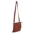 Leather shoulder bag, 'City Living' - Handcrafted Thai Brown Leather Shoulder Bag with 5 Pockets (image 2c) thumbail