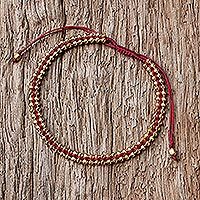 Gold plated sterling silver wristband bracelet,