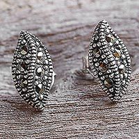 Marcasite stud earrings,