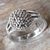 Marcasite cocktail ring, 'Glistening Dome' - Sterling Silver and Marcasite Cocktail Ring Thailand thumbail