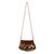 Leather accent shoulder bag, 'Mandarin Garden' - Thai Embroidered Shoulder Bag with Leather Accents (image 2e) thumbail