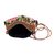 Leather accent shoulder bag, 'Mandarin Garden' - Thai Embroidered Shoulder Bag with Leather Accents (image 2f) thumbail