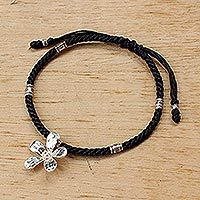 Silver pendant bracelet,