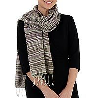 Silk scarf,
