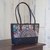 Leather accent cotton blend shoulder bag, 'Rainbow Sunrise' - Leather Accent Cotton Blend Embroidered Thai Shoulder Bag (image 2c) thumbail