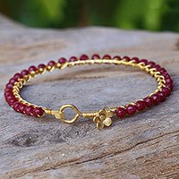 Gold plated quartz bangle bracelet,