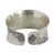 Sterling silver cuff bracelet, 'Thai Flower' - Floral Sterling Silver Cuff Bracelet from Thailand (image 2f) thumbail