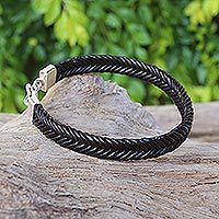 Leather bracelet,