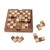 Wood puzzle, 'Chess Shapes' - Handcrafted Wood Chessboard Puzzle from Thailand (image 2f) thumbail