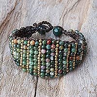 Agate wristband bracelet,