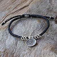 Silver charm bracelet,