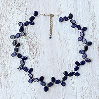 Lapis lazuli beaded necklace,