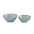 Ceramic bowls, 'Serene Skies' (pair) - Pale Blue Crackled Glaze Bowls from Thailand (Pair) (image 2a) thumbail
