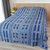 Cotton coverlet, 'Indigo Dreams' (twin) - Hand Stamped Batik Coverlet in Indigo and White (Twin) thumbail