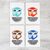 Hand painted greeting cards, 'Bashful Owls' - Owl Motif Blank Greeting Card Set from Thailand (Set of 4) (image 2b) thumbail