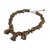 Tiger's eye beaded choker, 'Earthen Roads' - Tiger's Eye Beaded Pendant Choker Necklace from Thailand (image 2d) thumbail
