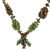 Peridot and tiger's eye beaded choker, 'Cozy Forest' - Peridot and Tiger's Eye Beaded Choker from Thailand (image 2c) thumbail