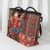Leather accent cotton blend shoulder bag, 'Desert Geometry' - Multicolor Patchwork Cotton Blend Shoulder Bag from Thailand (image 2b) thumbail