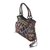Leather accented cotton blend shoulder bag, 'Chiang Mai Patchwork in Navy' - Multicolored Cotton Blend Shoulder Bag with Leather Trim (image 2b) thumbail