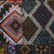 Leather accented cotton blend shoulder bag, 'Chiang Mai Patchwork in Navy' - Multicolored Cotton Blend Shoulder Bag with Leather Trim (image 2d) thumbail