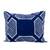Cotton batik cushion cover, 'Hmong Cross' - Blue Batik Print Hand Crafted Cushion Cover (image 2a) thumbail