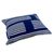 Cotton batik cushion cover, 'Split Bamboo' - Rectangular Cotton Batik Cushion Cover in Indigo (image 2c) thumbail