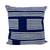 Cotton batik cushion cover, 'Square Split Bamboo' - Indigo Blue Batik Cushion Cover from Thailand (image 2a) thumbail