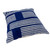 Cotton batik cushion cover, 'Square Split Bamboo' - Indigo Blue Batik Cushion Cover from Thailand (image 2d) thumbail
