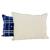 Cotton batik cushion covers, 'Thai Modern' (pair) - Indigo and White Rectangular Cushion Covers in Cotton (Pair) (image 2c) thumbail