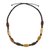 Wood and coconut shell beaded necklace, 'Thai Holiday' - Wood and Coconut Shell Beaded Necklace from Thailand thumbail