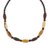 Wood and coconut shell beaded necklace, 'Thai Holiday' - Wood and Coconut Shell Beaded Necklace from Thailand (image 2d) thumbail