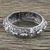 Sterling silver bangle bracelet, 'Chinese Zodiac' - Hinged Sterling Bangle with Chinese Zodiac Animals thumbail
