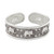 Sterling silver cuff bracelet, 'Elephant Wonder' - Handcrafted Sterling Silver Elephant Cuff Bracelet (image 2a) thumbail