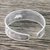 Sterling silver cuff bracelet, 'Exotic Elephant' - Handcrafted Sterling Silver Elephant Cuff Bracelet (image 2b) thumbail